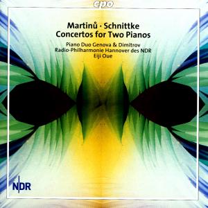 Bohuslav Martinu & Alfred Schnittke • Konzerte für zwei Klaviere (cpo 999 804-2) |Cover