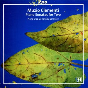Muzio Clementi • Piano Sonatas for Two (cpo 999 935-2) | Cover