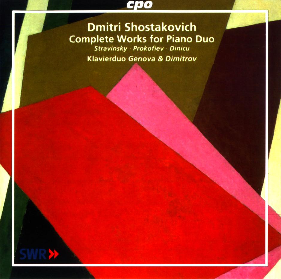Dmitri Shostakovich • Complete Works for Piano Duo (cpo 999 599-2) | Cover
