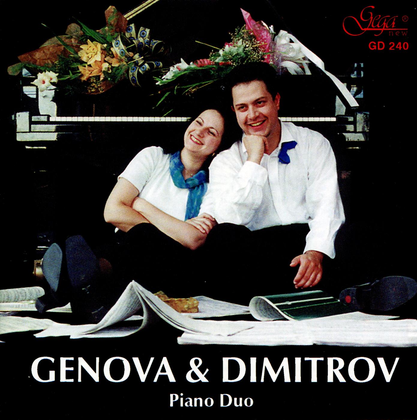 Genova & Dimitrov Piano Duo (Gega New GD 240) |Cover