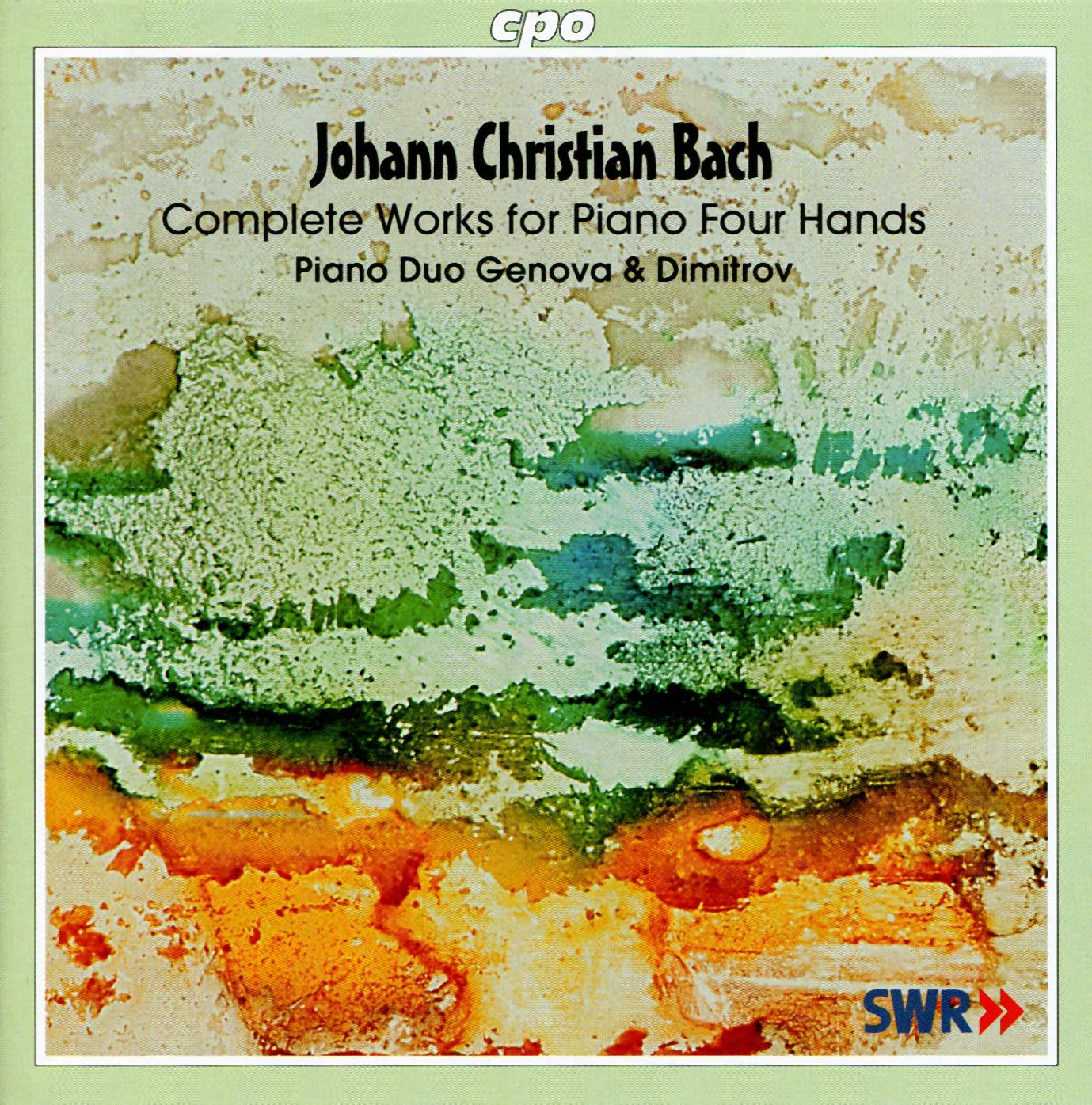 Johann Christian Bach • Sämtliche Werke für Klavierduo (cpo 999 848-2) | Cover